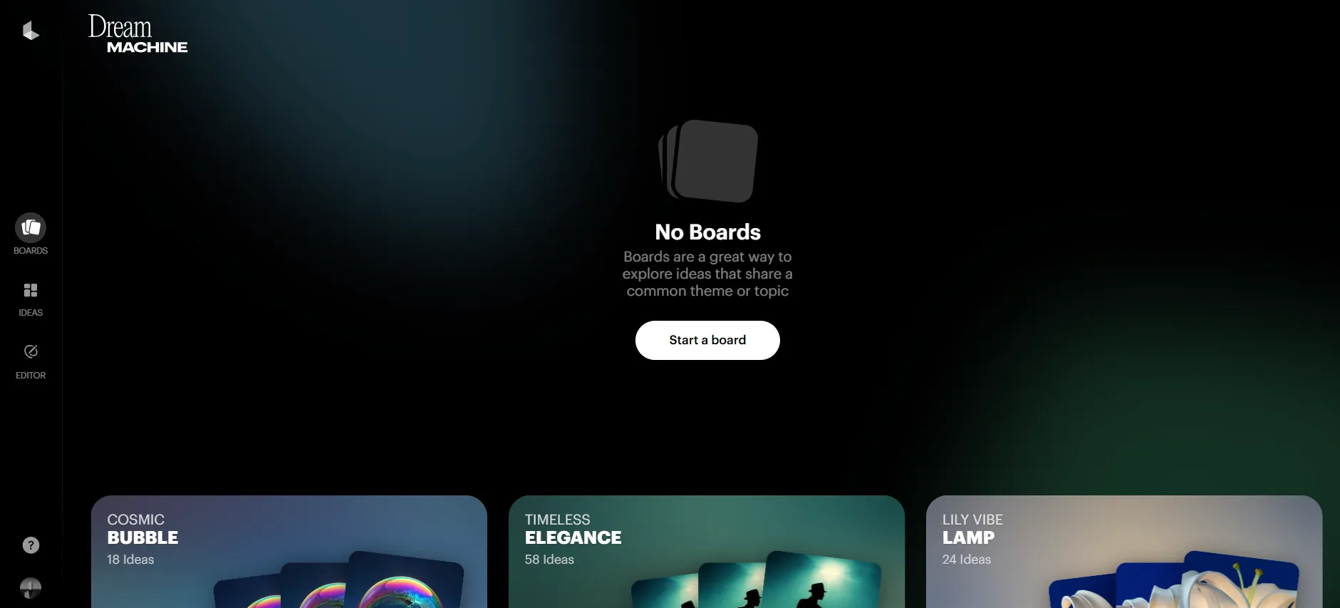 Dream Machine Dashboard