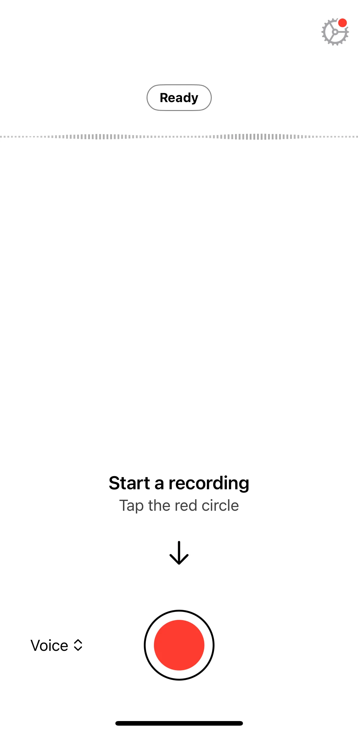 Super Whisper onboarding and recording window